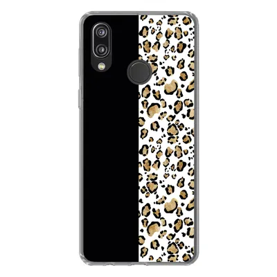 Produktbild von MuchoWow® Handyhülle Schutzhülle Hülle für Huawei P20 Lite (2020) Panther Druck - Tiere - Aquarell Silikon Softcase Handy Hülle - Kartenhalter