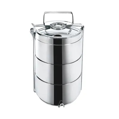 Obrázek produktu pro Orion Jídlonosič termo nerez 3 patra, 14 cm 120956