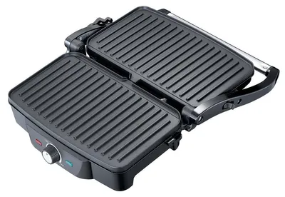 Produktbild von Melissa 16240108 Panini- und Kontaktgrill 1600 W Cool-Touch Edelstahl Schwarz