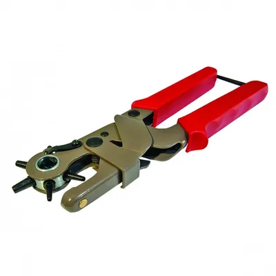 Produktbild von SILVERLINE Lochzange Profi-Revolverlochzange Kohlenstoffstahl 2 - 4,5 mm 200111