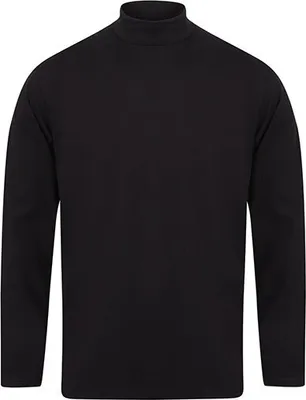 Obrázek produktu pro Henbury H020 | Pánské tričko s dlouhým rukávem - barva: Navy - velikost: L