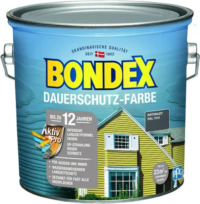 Produktbild von Bondex Dauerschutz-Holzfarbe 2,5 L schiefer