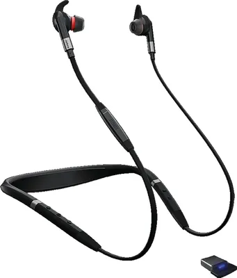 Produktbild von Jabra Headset Evolve 75e MS Duo + MMZ Jabra Link370