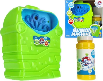 Immagine prodotto di Macchina per bolle di sapone 118 ml + liquido