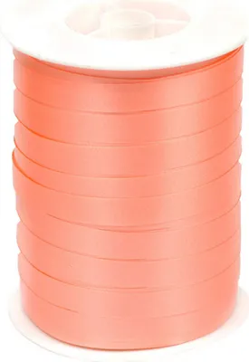 Produktbild von Geschenkband Ringelband 10mm x 250m Rolle Apricot