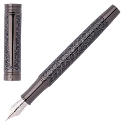 Image de CERRUTI 1881 Stylo plume Logomania, couleur gris