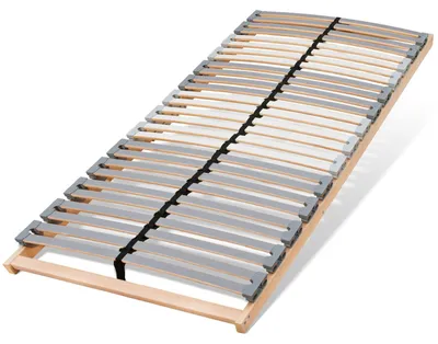 Produktbild von Coemo Starrer Lattenrost "EasyLat" 100x200 cm mit Mittelgurt & 28 Leisten