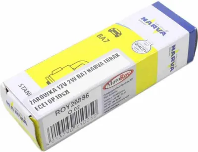 Produktbild von Glühbirne 12V 2W BA7 NARVA OP.10Stück.