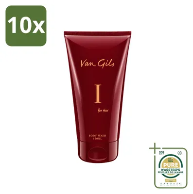 Produktbild von 10 x Van Gils I for Her Douchegel - 150 ml - Vorratspackung - 10 Stücke