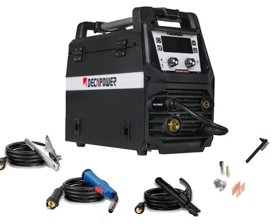 Imagen del producto de Máquina de soldar multifunción 200A MIG/MAG, soldadura con gas, soldadura con fundente (MMA), soldadura Lift Arc DC y soldadura TIG Inverter