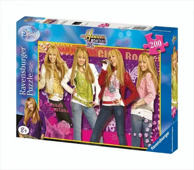 Image de Ravensburger 12605 - Hannah Montana Superstar - 200 Teile XXL Puzzle