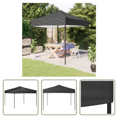 Immagine prodotto di The Living Store Tenda pieghevole per feste antracite 3x3 m