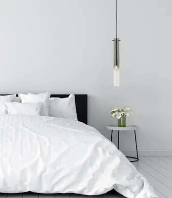 Produktbild von BRILLIANT Pendelleuchte 1-flammig Glasini schwarz IP20 E14 25 Watt dimmbar g. f. Kerzenlampe