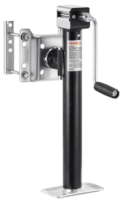 Produktbild von VEVOR Anhängerheber, 2000 lbs dynamische Tragfähigkeit, Schwerlast-Schwenk-Anhängerheber zum Anschrauben, 10" Hebe-Anhängerheber-Ständer mit Griff für Wohnmobil-Anhänger, Pferdeanhänger, Nutzanhänger und Yachtanhänger, 5000 lbs