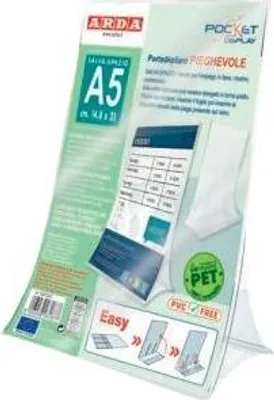 Produktbild von ARDA 80PGA5, Transparent, Polyethylenterephthalat, A5, Universal, 148 mm, 210 mm