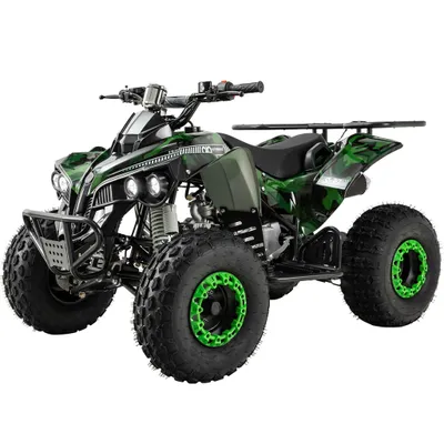 Produktbild von Actionbikes Motors Benzin Jugendquad S-10 | 125 ccm - Offroad Quad - ATV - Jugend Fahrzeug - Midi Quad - Pitbike - Pocketquad (lackiert Camouflage)