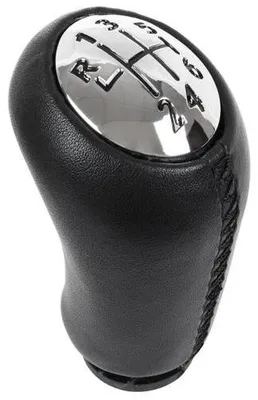 Productafbeelding van Chroom schakelpookknop voor Renault Clio III, Espace, Megane, Laguna, Scenic, Kangoo, 6-versnellingen