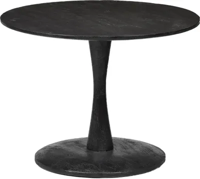 Zdjęcie produktu dla Stolik kawowy Brix 60x60x38 cm Drewno mango Czarny