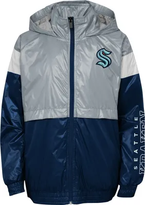 Produktbild von Outerstuff Kinder Windbreaker Jacke - Seattle Kraken S