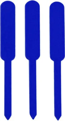 Produktbild von CombiCraft Schlanke Stecketiketten 15x120 mm in Blau, 100 Stück