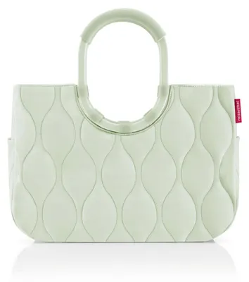 Produktbild von Reisenthel loopshopper L, Mintfarbe, Polyester, Stoffbeutel, Muster, 25 l, 460 mm
