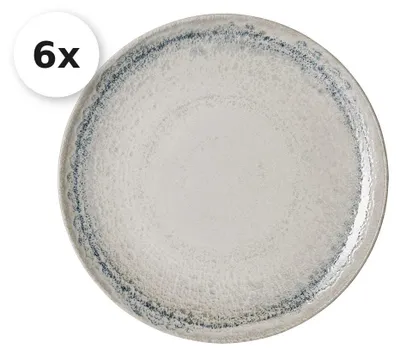 Produktbild von Speiseteller 26cm 6er Set Umbria grau