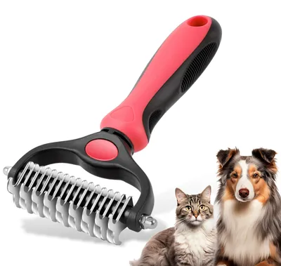 Obrázek produktu pro Štětec na péči o zvířata - Oboustranný hřeben pro psy a kočky