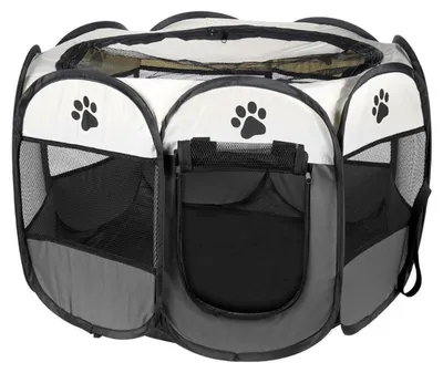 Immagine prodotto di Recinto pieghevole per cani e gatti in tessuto 91x91x58 cm