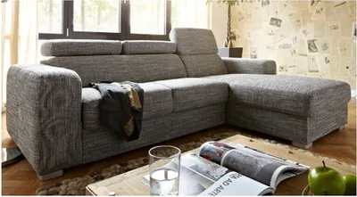 Zdjęcie produktu dla -Sofa rozkładana Rozkładana sofa Narożnik z tkaniny Tapicerowany narożnik z tkaniny