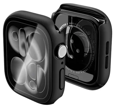 Obrázok produktu pre Spigen Thin Fit 360, Puzdro, Smartwatch, Čierna, Apple, Apple Watch 10/11 (42mm), Polykarbonát