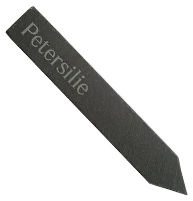 Produktbild von Pflanzenschild "Petersilie" Kräuterstecker Schiefer 19 cm graviert