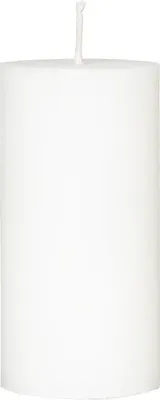Produktbild von 12x Stumpenkerzen, 100% Stearin 100 x 50 mm   weiß