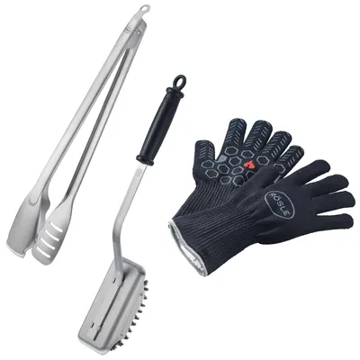 Immagine prodotto di Set barbecue premium Rösle, 3 pezzi. Codice prodotto: 25453 / 250453. Codice EAN: 4004293254535