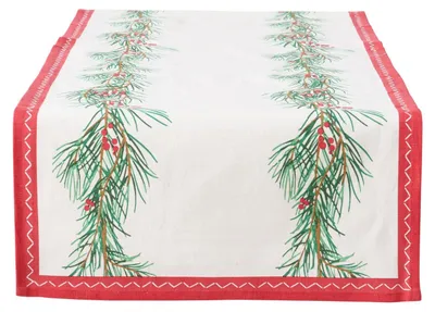 Obrázok produktu pre Vianočný bavlnený behúň na stôl CHARLENE, 140 cm