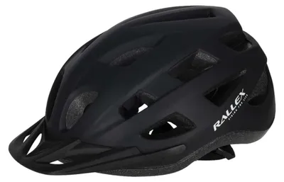 Obrázok produktu pre Cyklistická prilba so šiltom, nastaviteľná, čierna M 54-58 cm