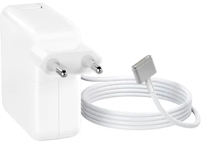 Produktbild von Ladegerät für Macbook Air A1466 Ladekabel 45W 14.85V, 3.05A Netzteil MSafe2 für Apple / Weiß Power Adapter