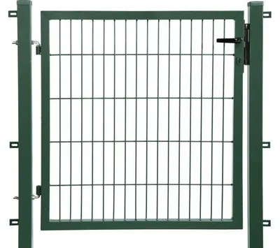 Produktbild von Floraworld Gartentor Comfort inkl. 2 Pfosten 100 x 100 cm moosgrün