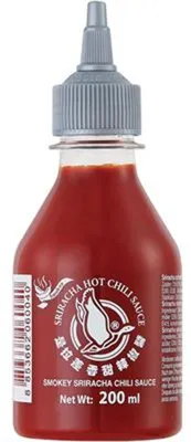 Zdjęcie produktu dla Sos chili ostry wędzony Sriracha 200ml - Flying Goose