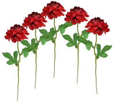 Kunstblumen Ranunkeln, 5er Set, 35 cm, Seidenblumen, Frühlingsdeko