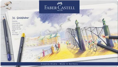 Immagine prodotto di Farbstift 36ST Goldfaber sortiert