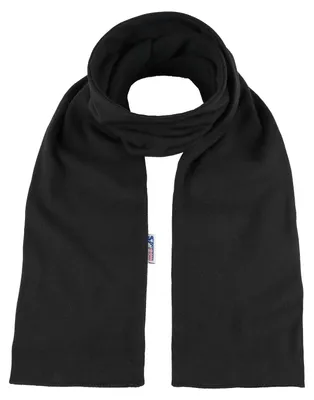 Produktbild von modAS Uni Bretonischer Schal mit Streifen und uni verschieden Farben - Herrenschal Damenschal Kinderschal 13x120 cm in Schwarz