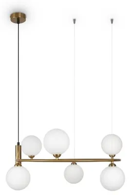 Zdjęcie produktu dla Lampa wisząca Ring MOD013PL-06BS1 Maytoni kule mosiądz