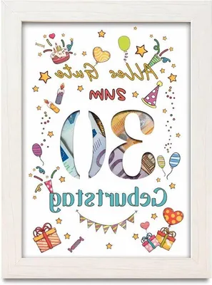 Produktbild von Glückwunschgeschenke 30. Geburtstag Frau Mann - Glückwunschideen für Freunde Familie Kollegen