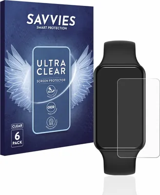 Produktbild von 6x Für Huami Amazfit Band 7 Schutzfolie Savvies Displayschutz Display Schutz Folie Klar Transparent