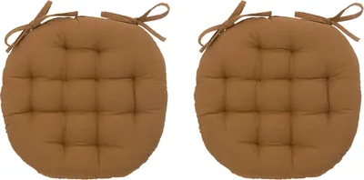 Obrázok produktu pre Eazy Living Vankúš na stoličku Lys Brown - 38 cm x 38 cm - 4 ks