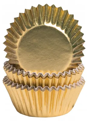 Produktbild von Tamipol Metallisierte Muffin-Förmchen Gold 75 Stück