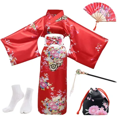 Produktbild von Omgoods – Traditionelles Kimono-Set im japanischen Stil für Damen
