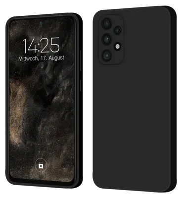 Produktbild von Hülle für Samsung Galaxy A53 5G Case Cover Bumper Smartphone Softgrip Schutzhülle Farbe: Schwarz