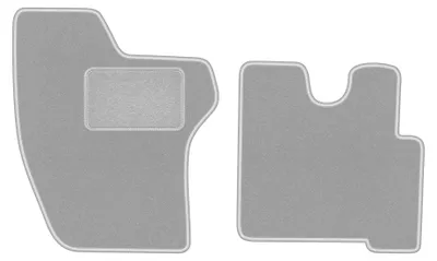 Produktbild von Velours-Fußmatten für VW LT II 1996-2006 (Van) – 4-tlg, Grau, passgenau – Wielganizator OSLO