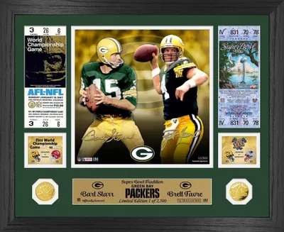 Image de Bart Starr Brett Favre Super Bowl Traditions Coin Bild